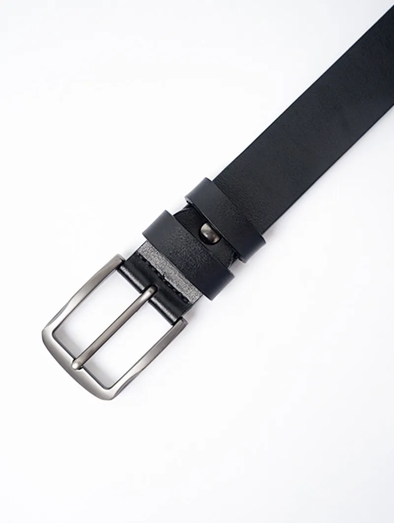 Ceinture en cuir à boucle